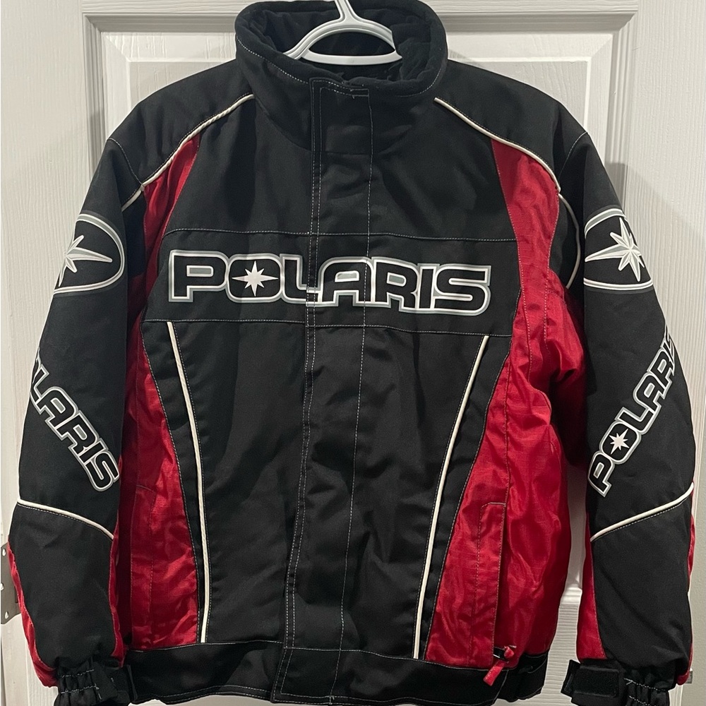 Youth Polaris snowmobile insulated jacket Large